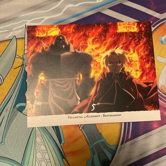 Lot Of 9 Full Metal Alchemist Brotherhood Art Cards - Picture 6 of 11